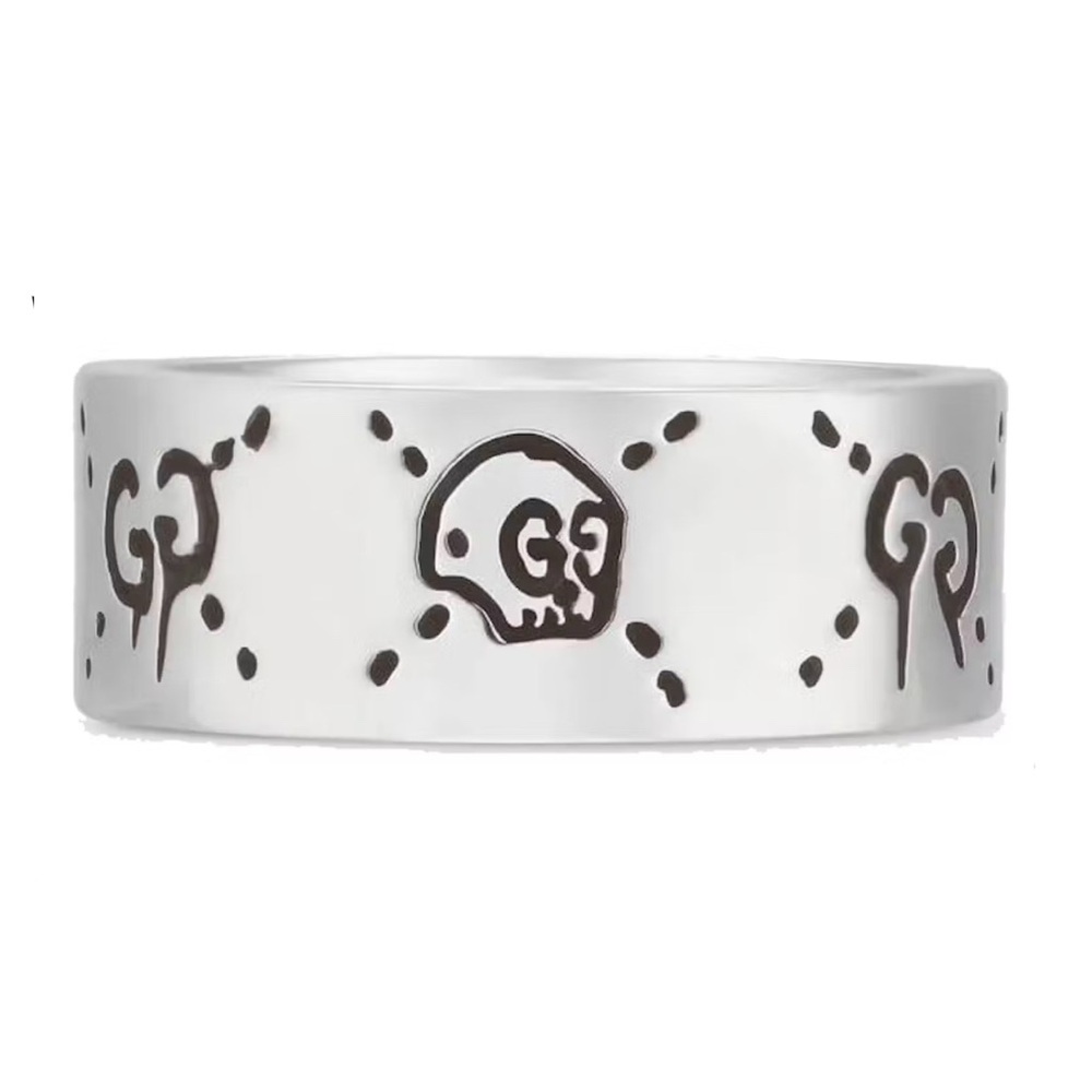 Gucci Ghost Skull Ring .925 - Picture 3 of 5